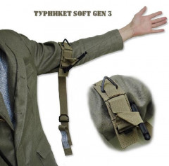 Турникет SOF Gen 3 Оливковый для перетягивания конечности