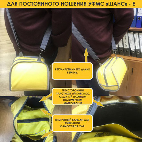 Сумка-футляр для постоянного ношения УФМС «ШАНС»-Е